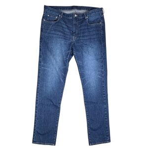 Proper Cloth Jeans Mens 40X34 Blue Crosby Dark Wash Indigo Stretch